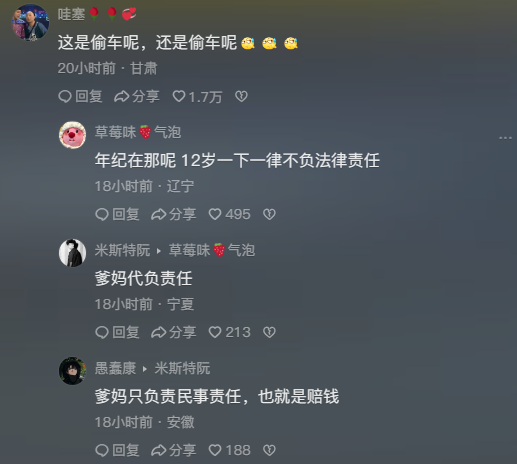 10歲小學生見路旁車沒鎖直接開走