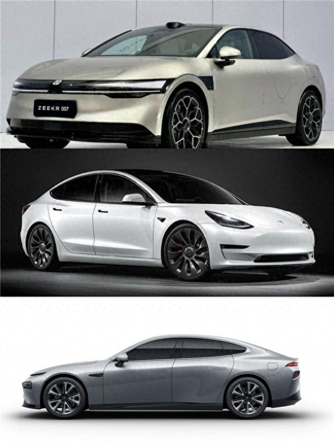 純電中型轎車 極氪007、Model3、比亞迪漢EV,誰才是你的心頭好?