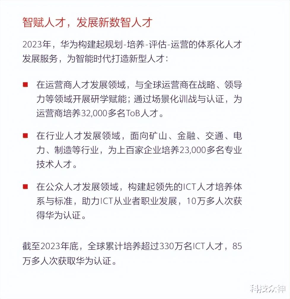 華為2023年研發投入1647.21億,培養人才近百萬:小米比不了啊