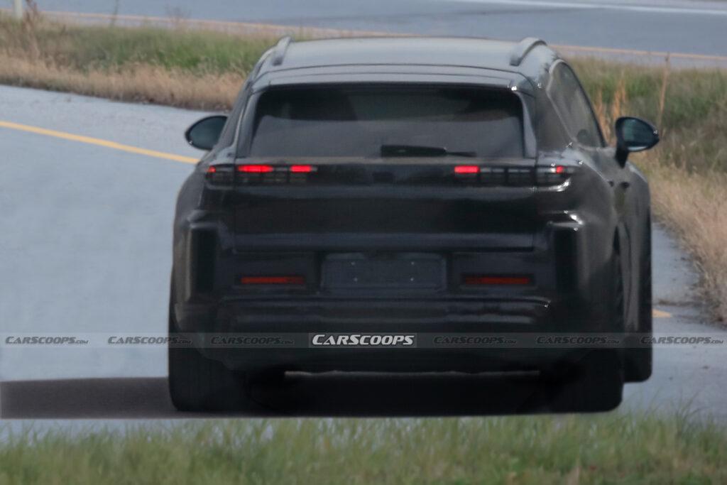 定位純電動(dòng)三排座SUV,保時(shí)捷K1測試諜照曝光