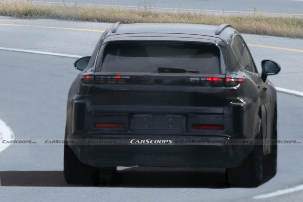 定位純電動(dòng)三排座SUV,保時(shí)捷K1測試諜照曝光