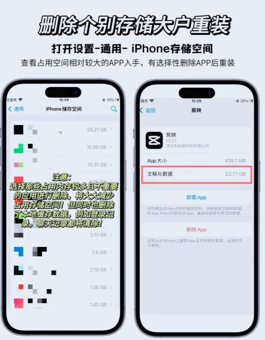 iPhone清理內存,輕松找回幾十G趕緊學習起來吧!