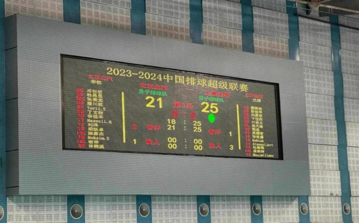 北汽男排首回合失利,與老對(duì)手差距明顯
