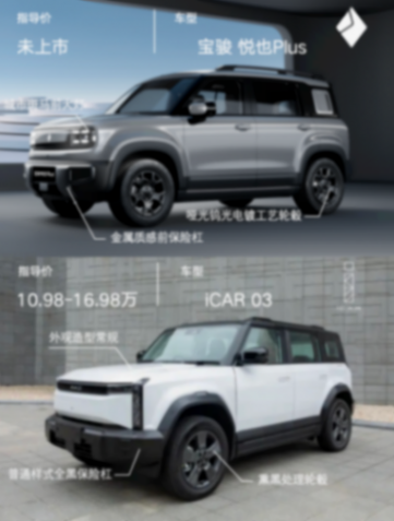 9.38萬元起,寶駿悅也Plus上市,對標(biāo)元UP和iCAR03都有啥優(yōu)勢?