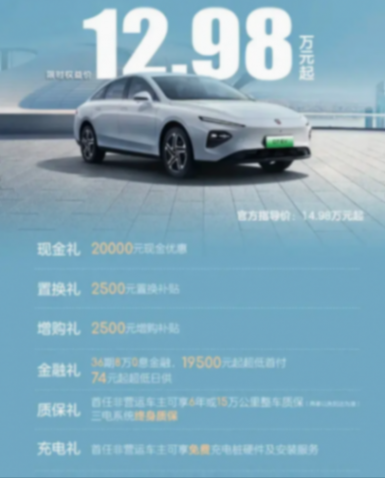 榮威旗下多款車型將享至高20000元購車優(yōu)惠