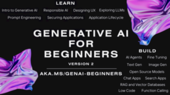 微軟開源生成式 AI 課程