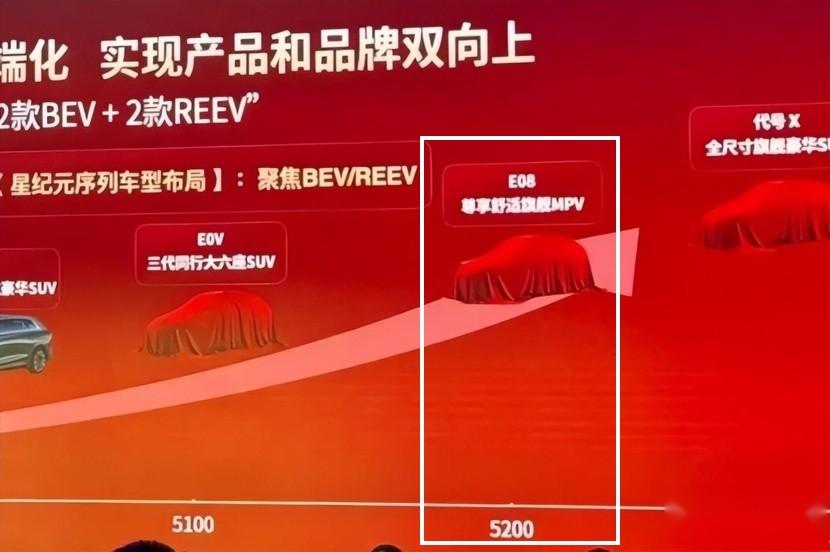 全新奇瑞MPV亮相,尺寸或超5.2米、第三排可直接進出,能成爆款?