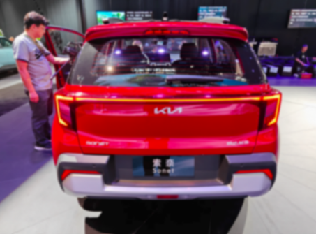 特供印度市場的產(chǎn)品,起亞索奈北京車展前夕實車圖曝光
