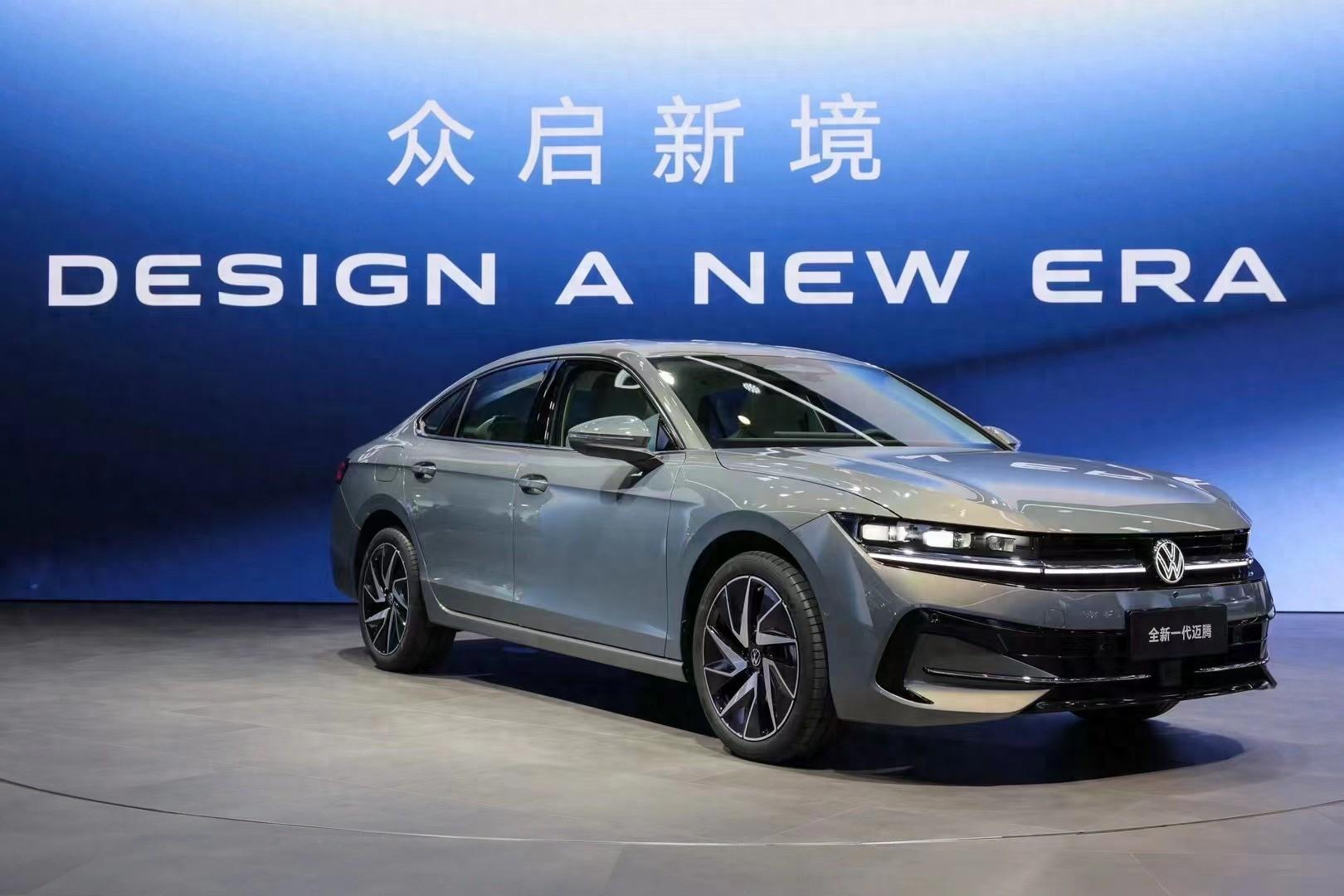 北京車展實(shí)拍新一代邁騰B9,帶副駕娛樂屏和大疆無圖智駕