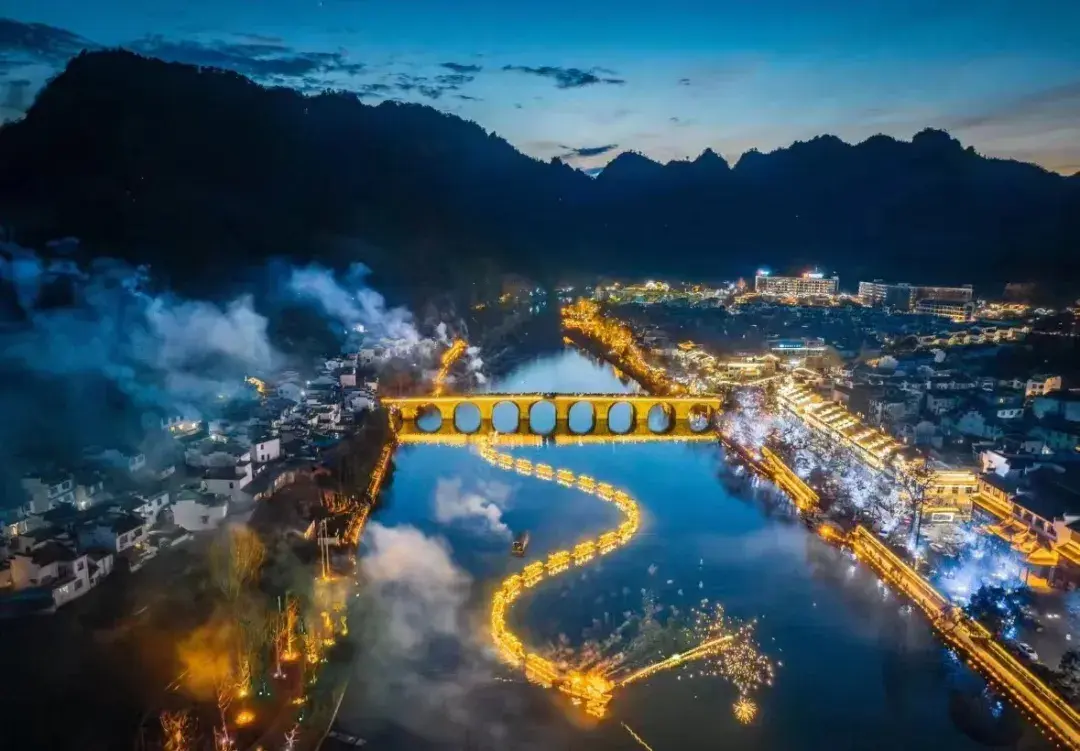 來徽州 上春山 | 越夜越精彩!這個(gè)五一,黃山夜游有點(diǎn)火 | 春游江淮