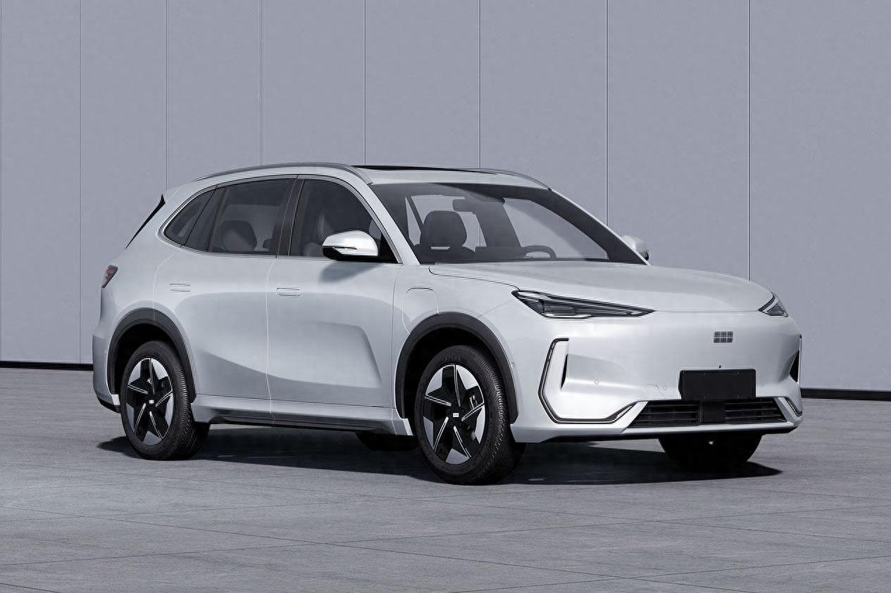 定位純電SUV,吉利銀河E5實車曝光,搭載單電機