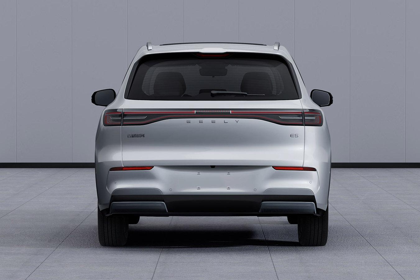 定位純電SUV,吉利銀河E5實車曝光,搭載單電機