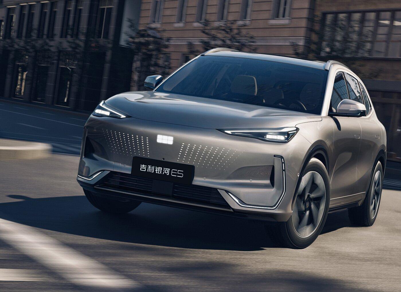 尺寸小于預期,吉利銀河E5官圖發布,緊湊級純電SUV,搭魅族車機
