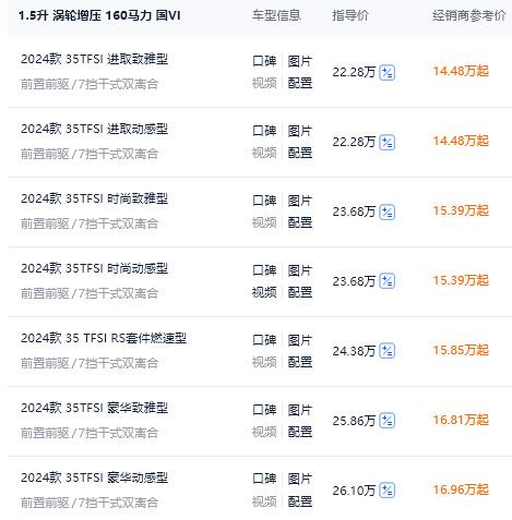 奧迪Q2L領銜,起步14萬元的奧迪你頂得住嗎?