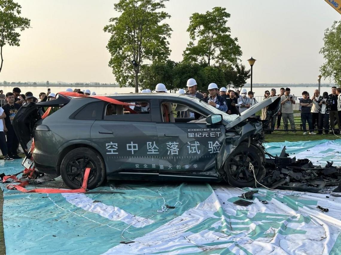 從31.9米的高空墜落,星紀(jì)元ET能挑戰(zhàn)成功嗎?
