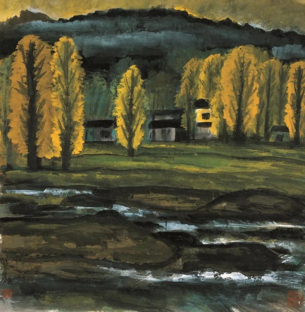 從蘇州回來,林風眠的風景畫已是next level