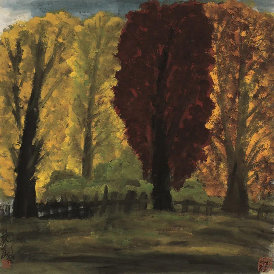 從蘇州回來,林風眠的風景畫已是next level