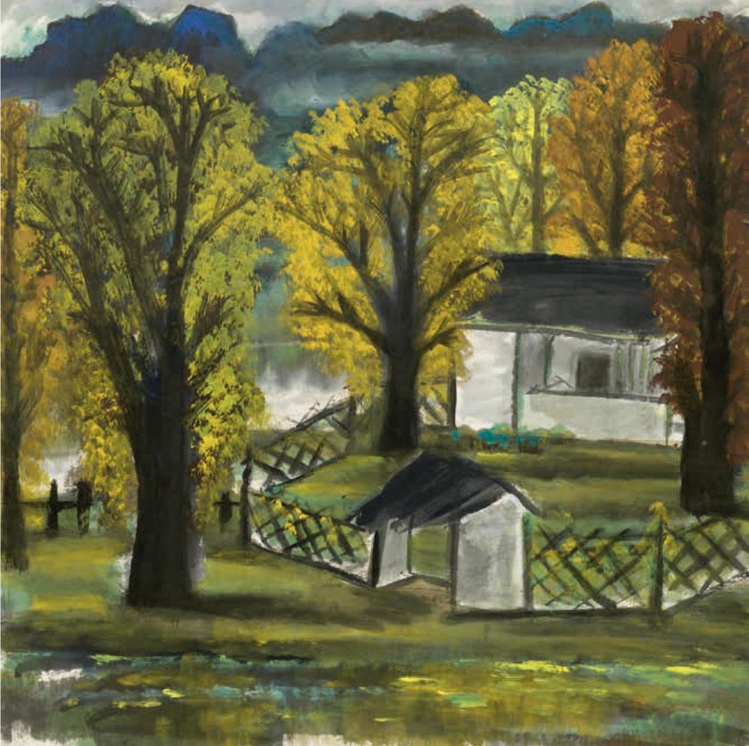 從蘇州回來,林風眠的風景畫已是next level