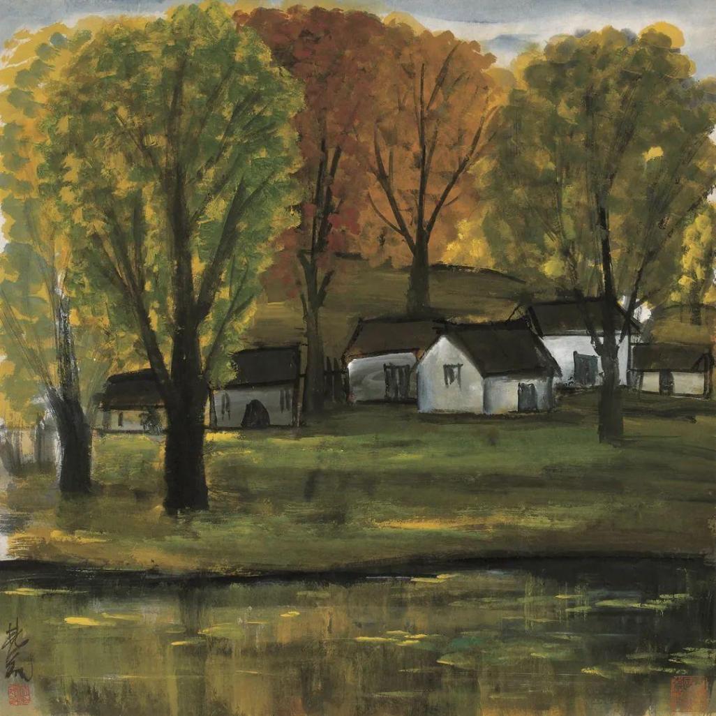 從蘇州回來,林風眠的風景畫已是next level