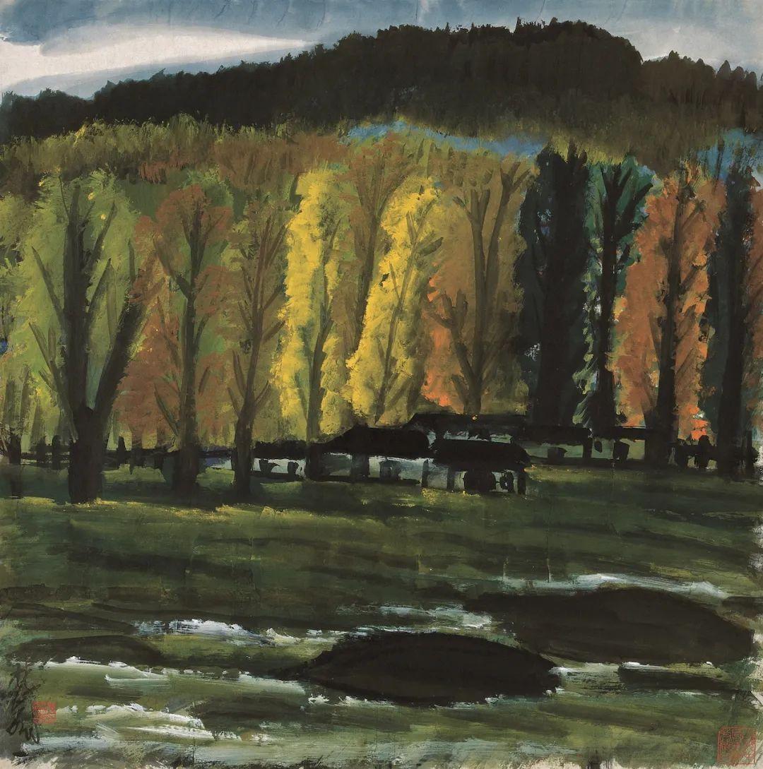 從蘇州回來,林風眠的風景畫已是next level