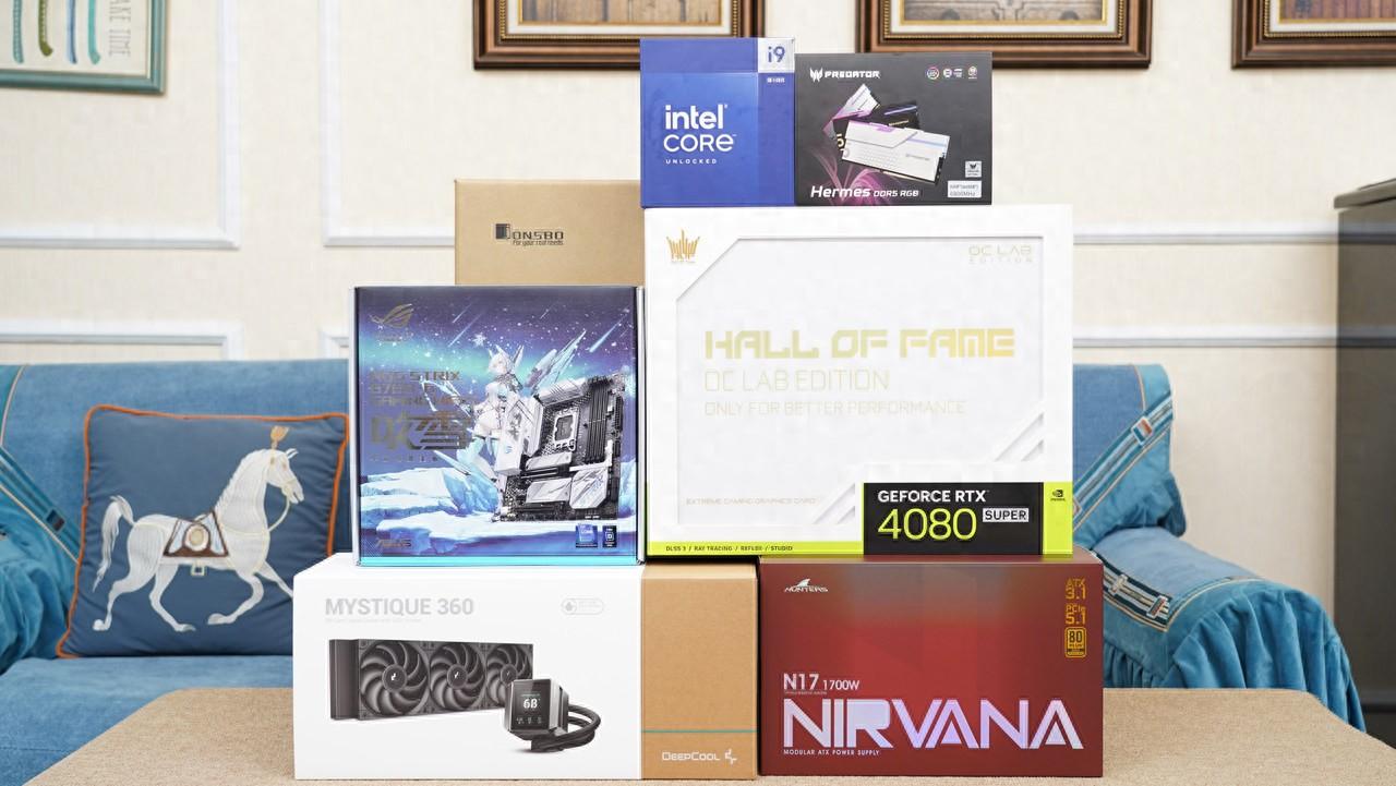 高性能海景房?14900K+華碩B760小吹雪S+影馳RTX4080S主機分享