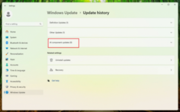 全面擁抱人工智能,微軟將在Windows中新增AI組件更新分類
