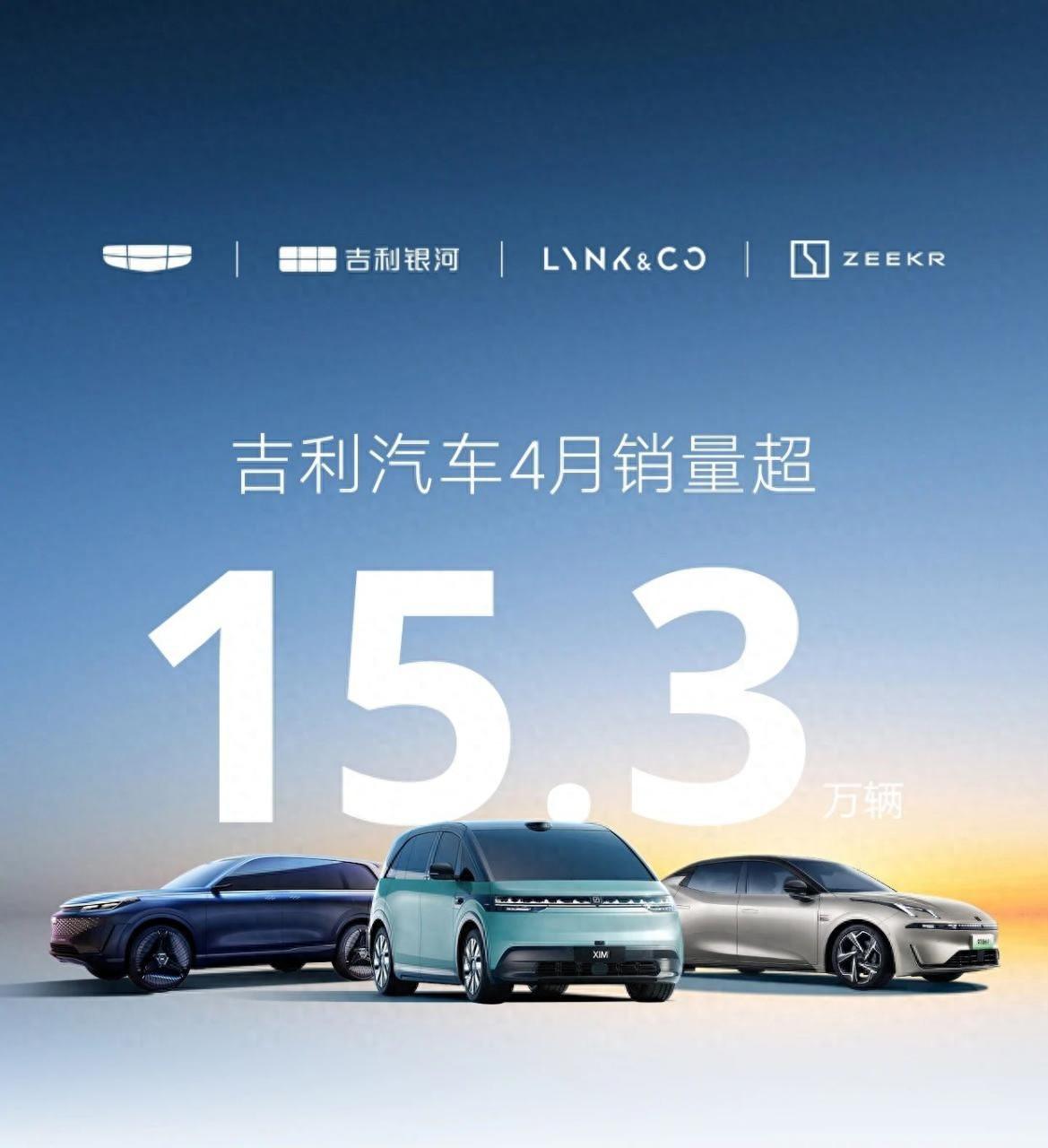 月銷售15萬輛是什么概念?為何那么多人選擇吉利?