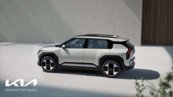 2025起亞EV3全球首發:家族入門純電車型,續航600km。