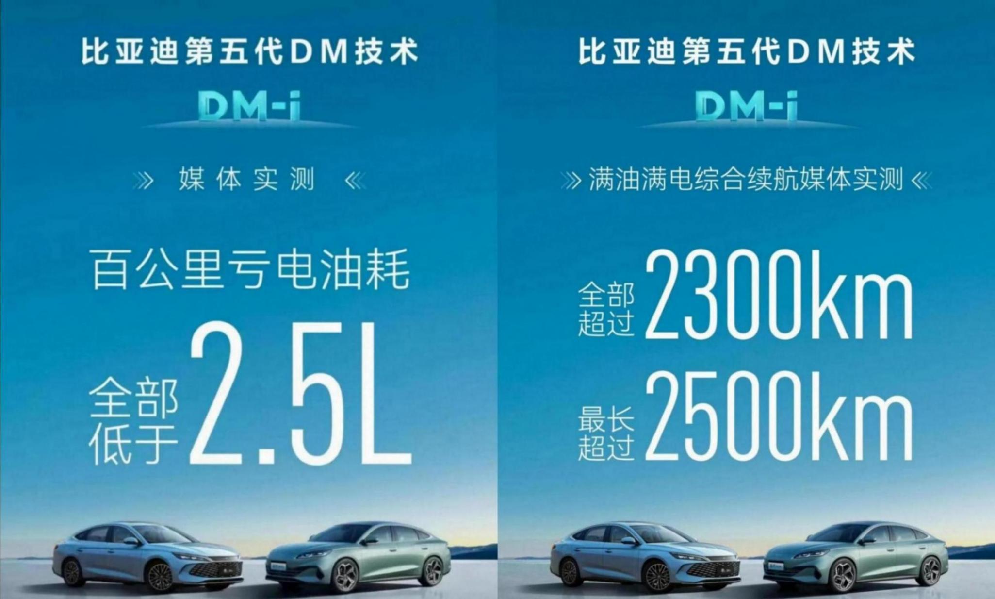 秦L續航超2500km!比亞迪DM-i 5.0有何不同,僅靠加大油箱到65L?