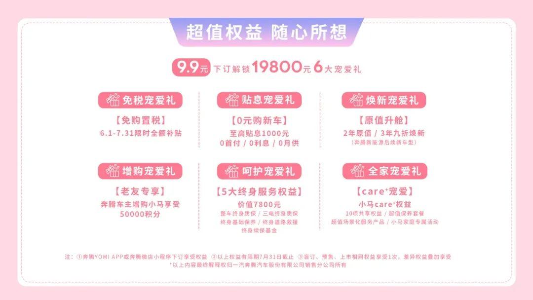2.69萬起,一汽首款純電小車:奔騰小馬正式上市