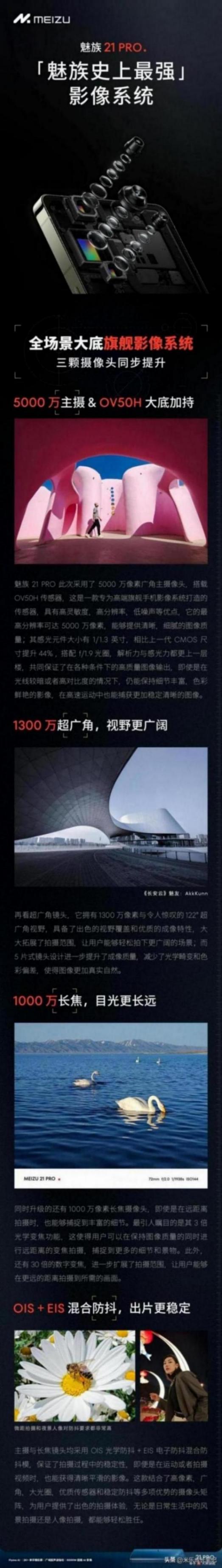 魅族 21 PRO,魅族史上最強影像系統