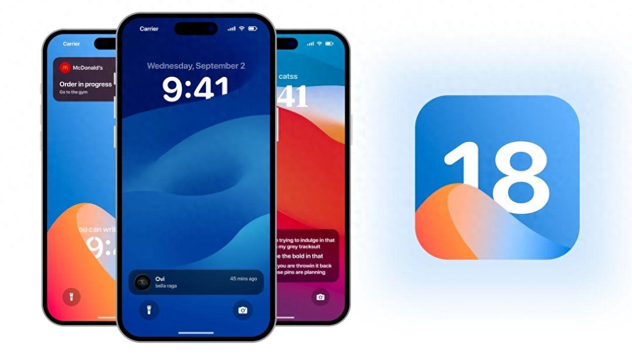來了來了 十年磨一劍iOS 18重新設計UI