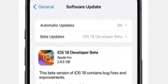 iOS 18 beta 內測系統,下周見