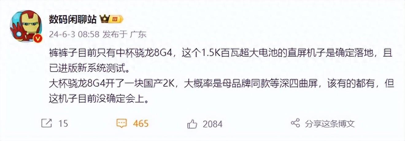 iQOO 13系列存在變數,大杯上與不上是個問題