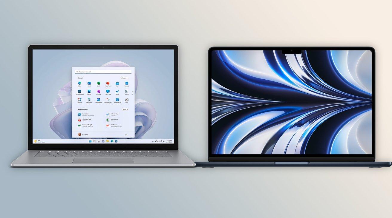 微軟 Surface Laptop vs 蘋果 M3 MacBook Air,誰是 ARM 筆記本電腦王者?