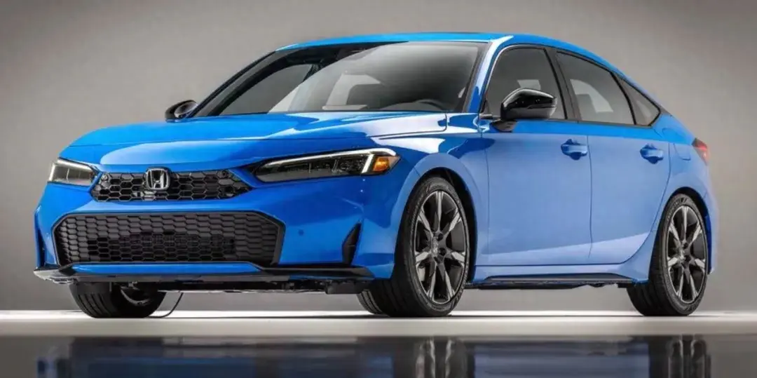 2025款本田思域海外實拍,搭載2.0L混動,百公里綜合油耗4.7L