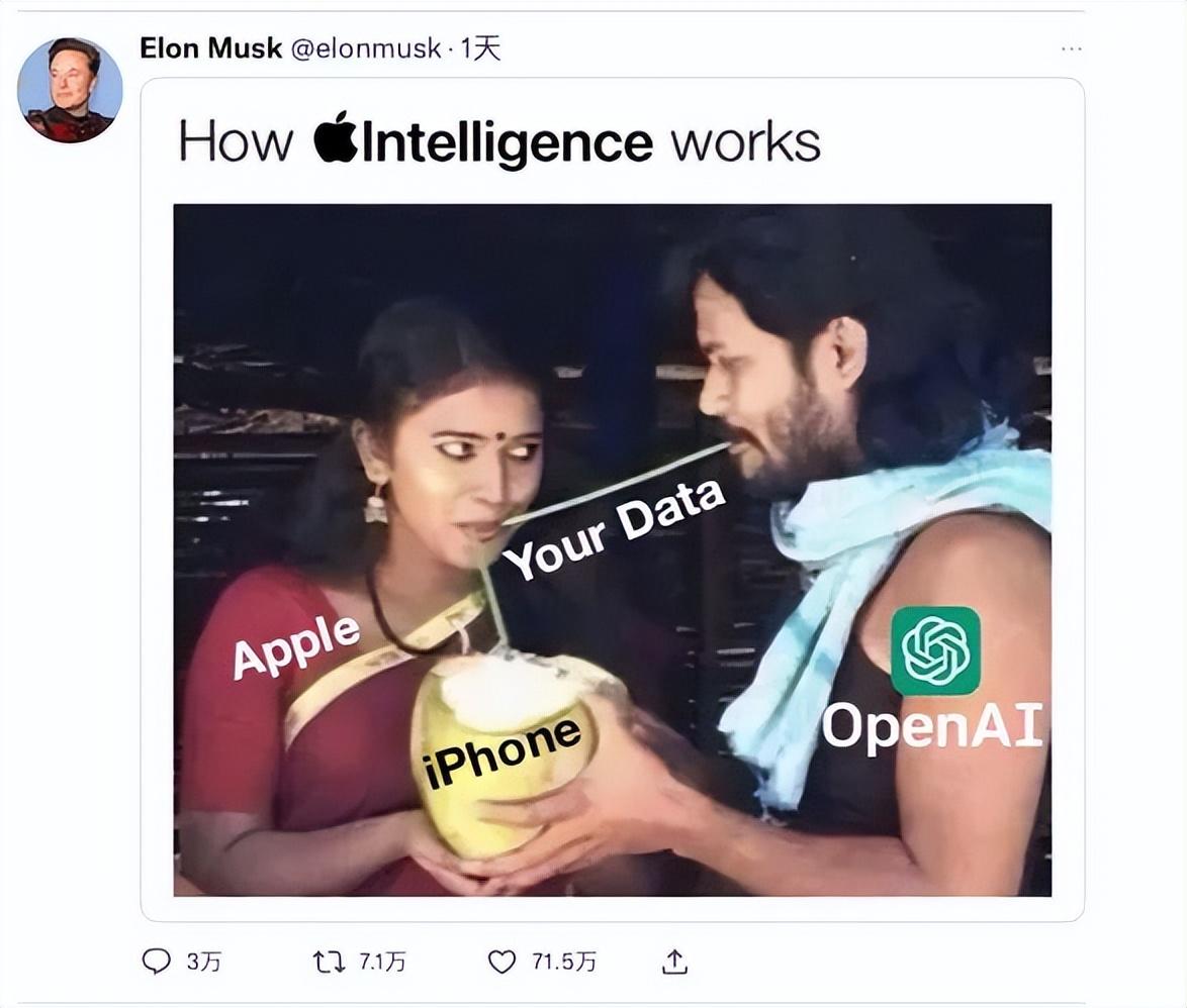 蘋果跟OpenAI搞一起,馬斯克怎么就破防了?