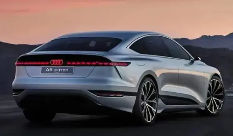 奧迪E6實車曝光,續航500公里,賣20多萬?