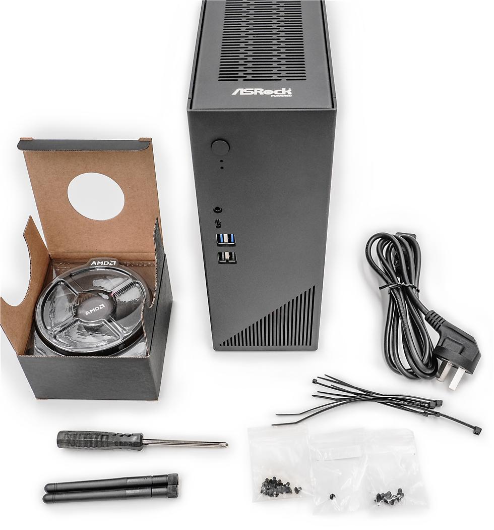 全鋁小主機——華擎ASROCK Deskmix X600迷你準系統+AMD 8600G裝機