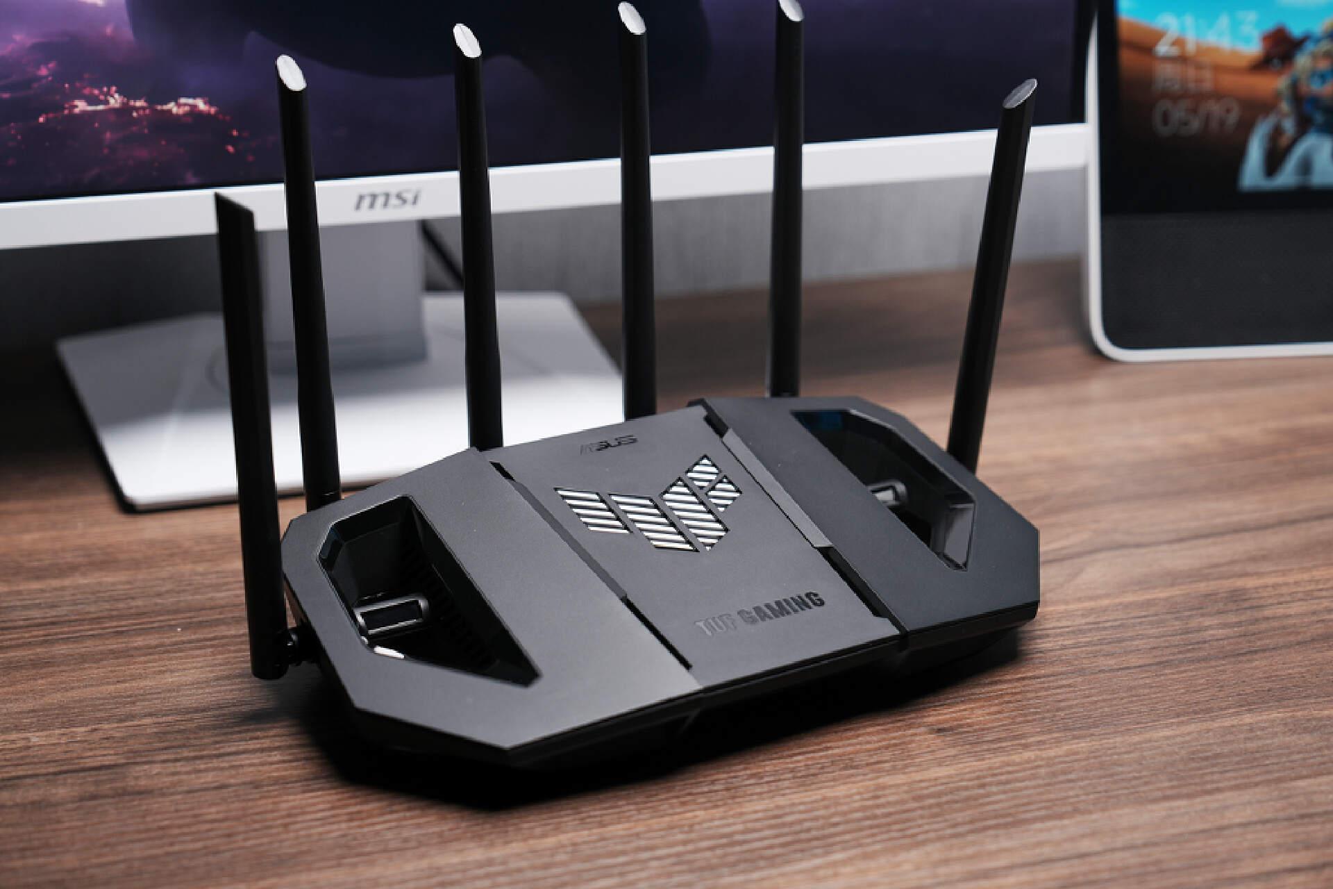 全屋WIFI7,華碩TUF Gaming小旋風(fēng)Pro路由器開箱