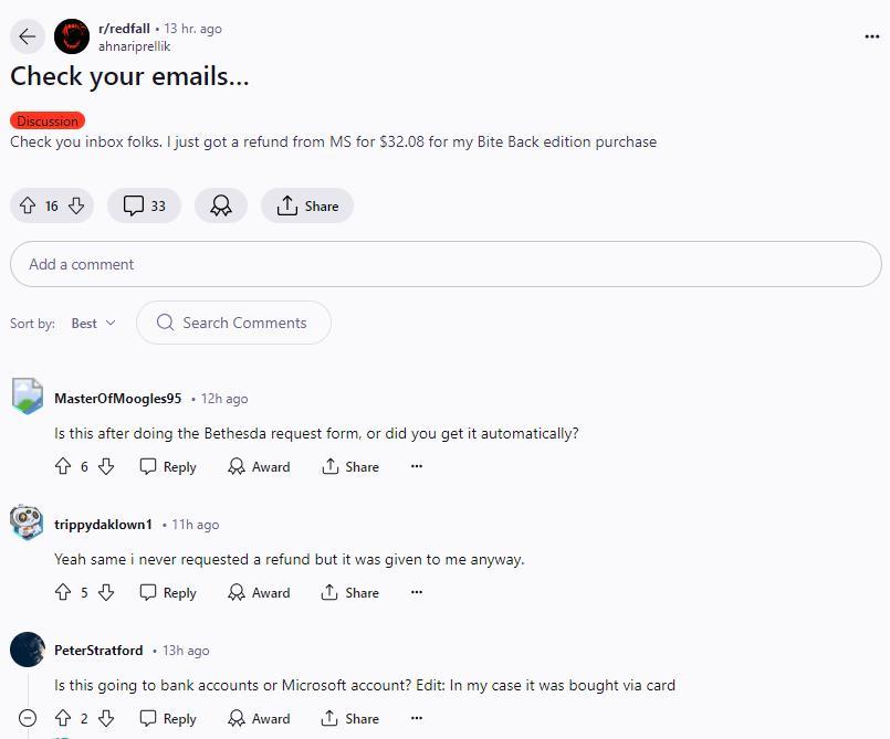 微軟將向《紅霞島》“Bite Back版”玩家開放退款 傳言實體版同樣可退款