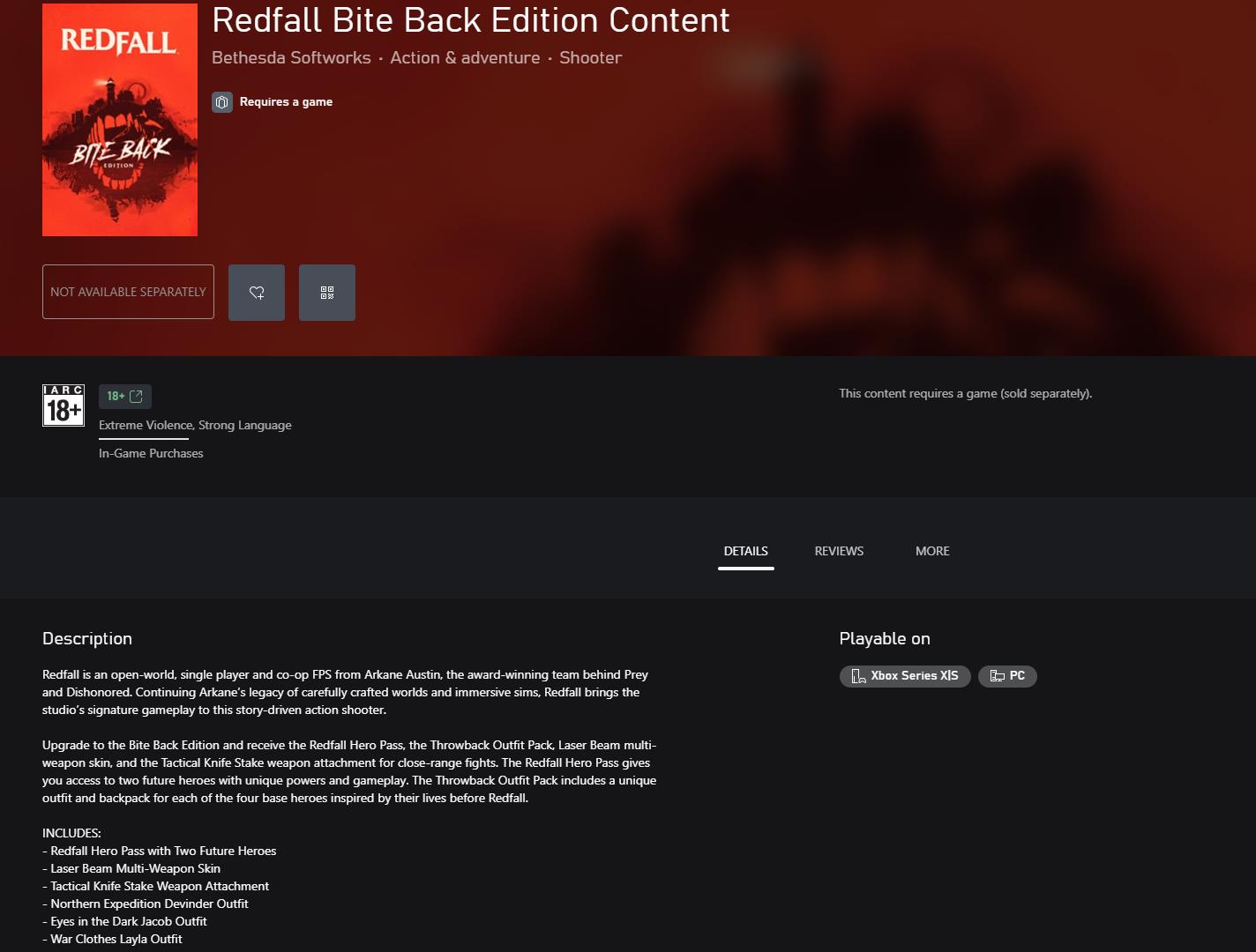 微軟將向《紅霞島》“Bite Back版”玩家開放退款 傳言實體版同樣可退款