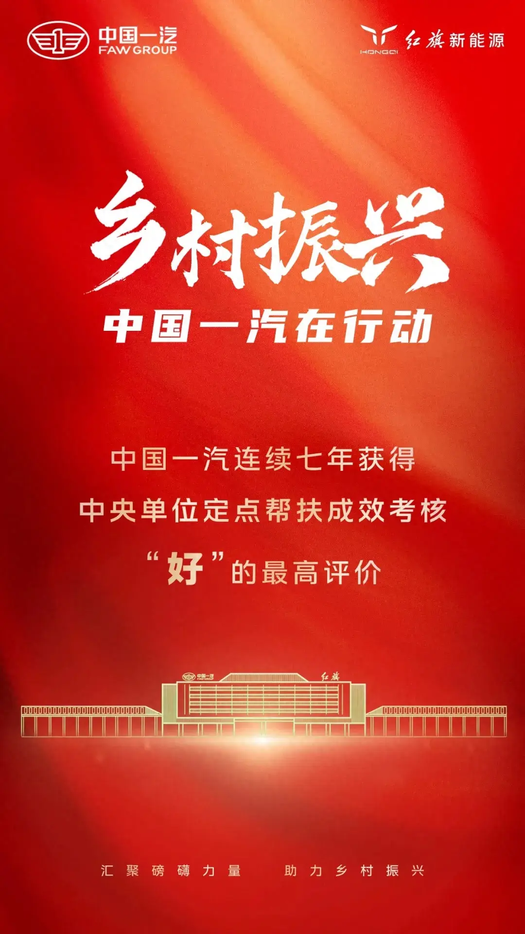 中國一汽連續(xù)七年獲定點幫扶成效考核最高評價