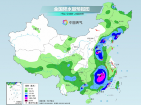 “格美”深入內(nèi)陸!江西湖北將有強降雨,南方高溫縮減