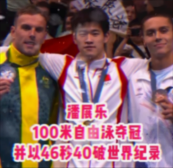 汪順與馬克龍握手