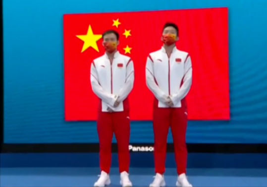 男子三米板中國隊雙保險沖金