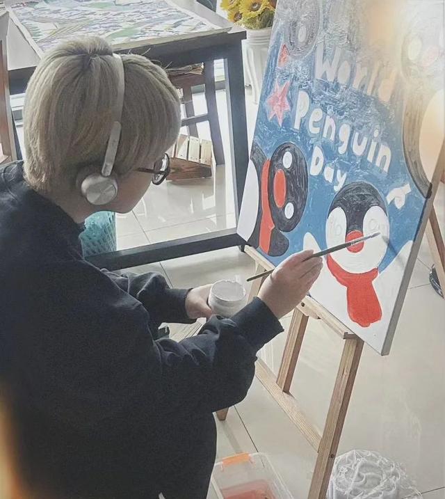 潘展樂頭像出自90后杭州姑娘