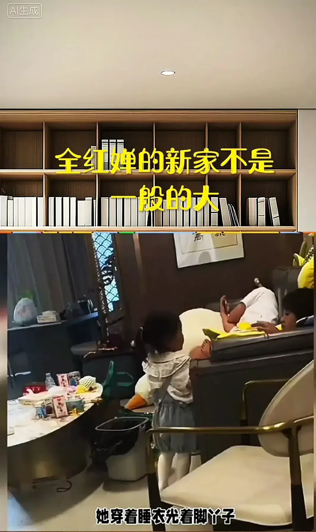 全紅嬋有新家了?房間寬敞,全新裝飾,客廳大到驚人。