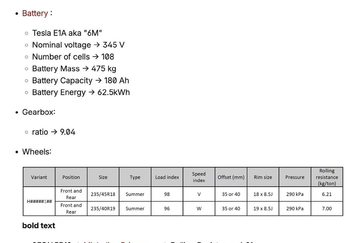 2025款特斯拉model3電池增大到62.5度!百公里能耗9.76度