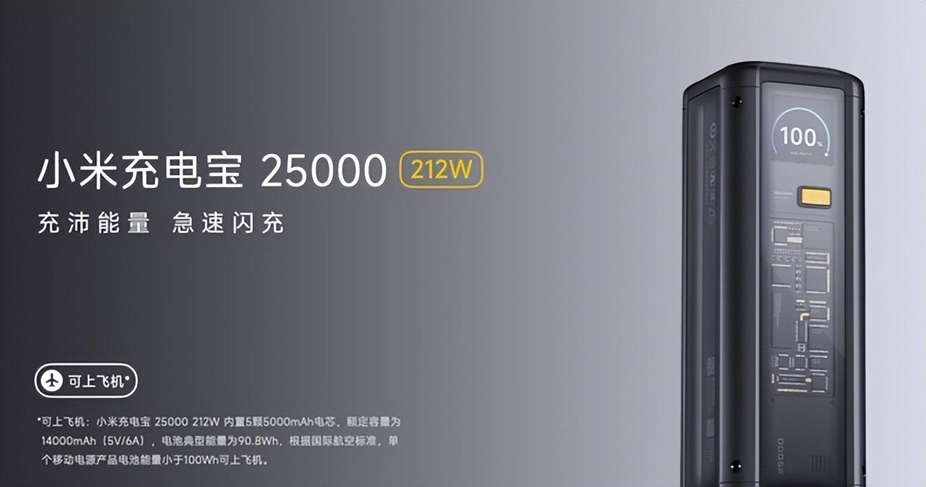 超10000mAh充電寶,補電更疾速,小米發布五款大功率快充充電寶